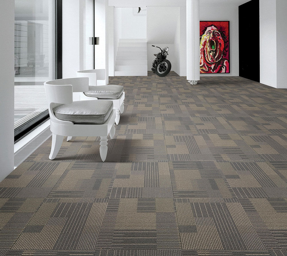 Amazing Design with Carpet Tiles Industasia 바닥 카페트 & 매트