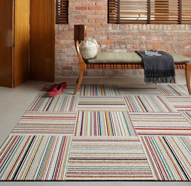 Amazing Design with Carpet Tiles Industasia フローリング カーペット＆ラグ