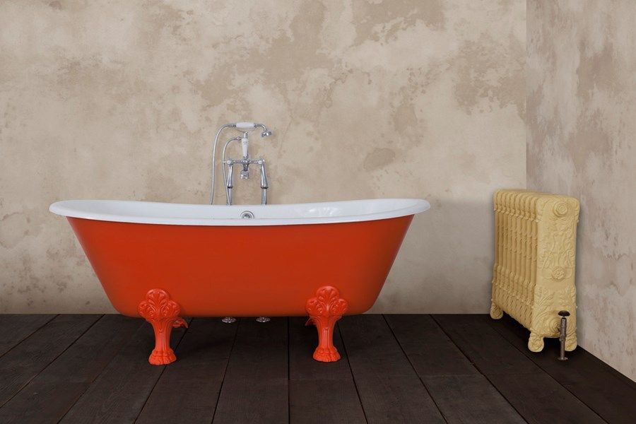 Vancouver Cast Iron Bath Without Tap Holes UKAA | UK Architectural Antiques 클래식스타일 욕실 철 / 철강 욕조 및 샤워 시설