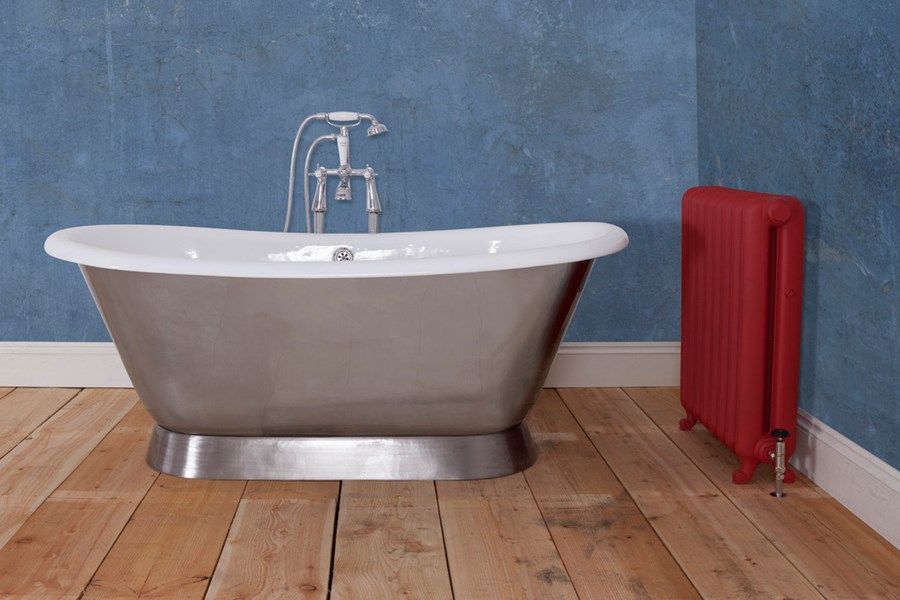 Montreal Cast Iron Bath Without Tap Holes UKAA | UK Architectural Antiques حمام حديد دوش وأحواض إستحمام