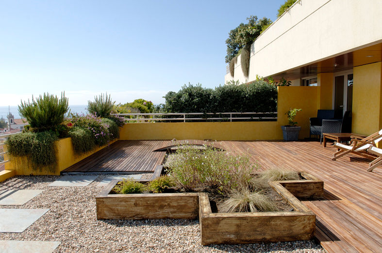 TERRAÇO - PORTO, TERRA JARDIM TERRA JARDIM Modern balcony, veranda & terrace