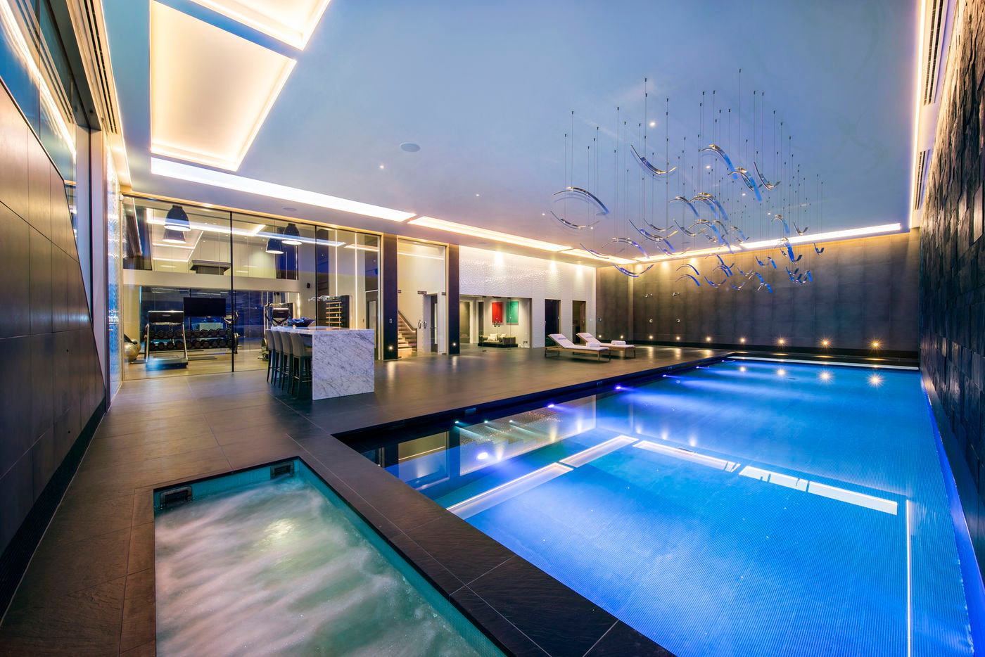 Swimming Pool KSR Architects Piscina moderna indoor pool