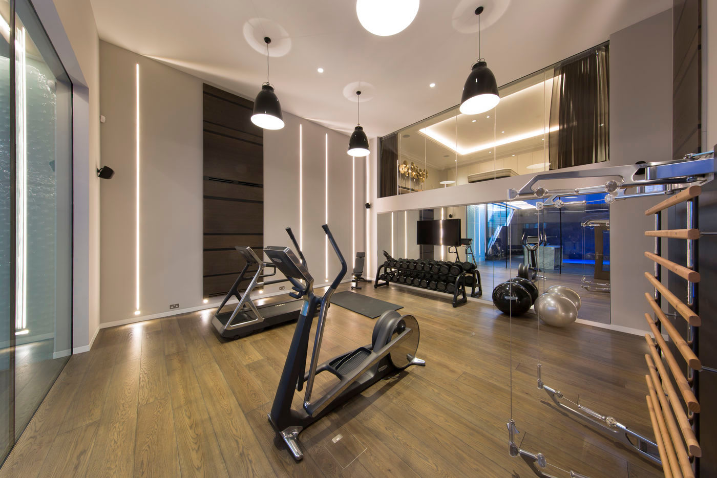 Gym KSR Architects Salle de sport moderne home gym