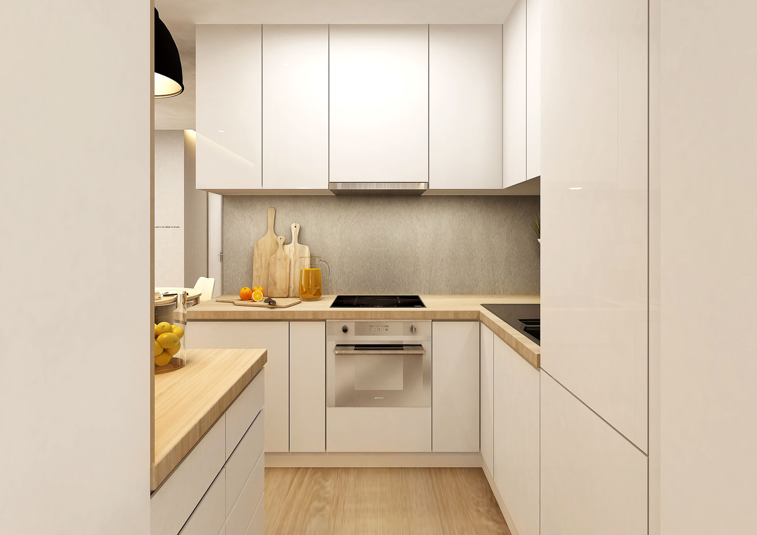 Apartment in Lisbon, Vera Correia Design & Photography Vera Correia Design & Photography Minimalist kitchen
