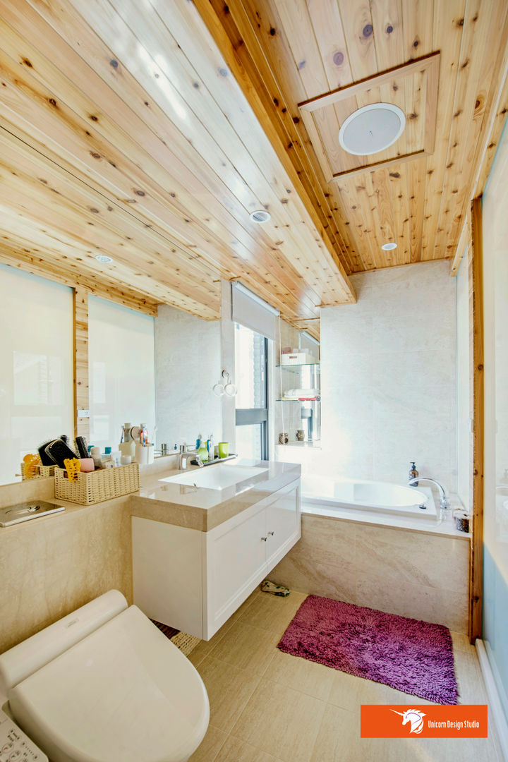 優雅古典鄉村風，美術君臨的價值, Unicorn Design Unicorn Design Country style bathroom