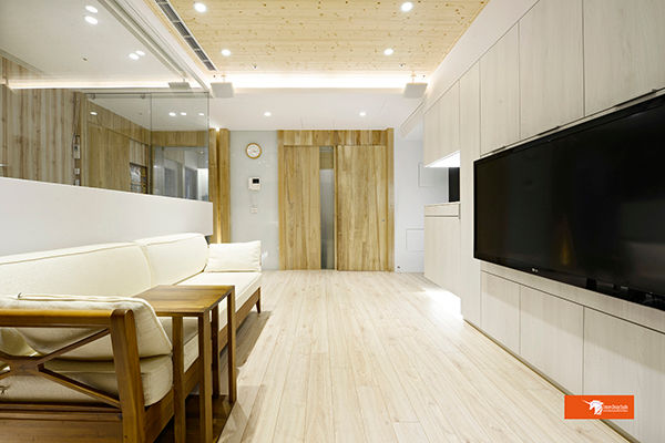 電視櫃空間全利用 Unicorn Design Living room