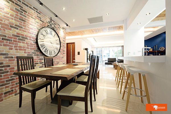 璞玉－Salim's House, Unicorn Design Unicorn Design Eclectic style dining room