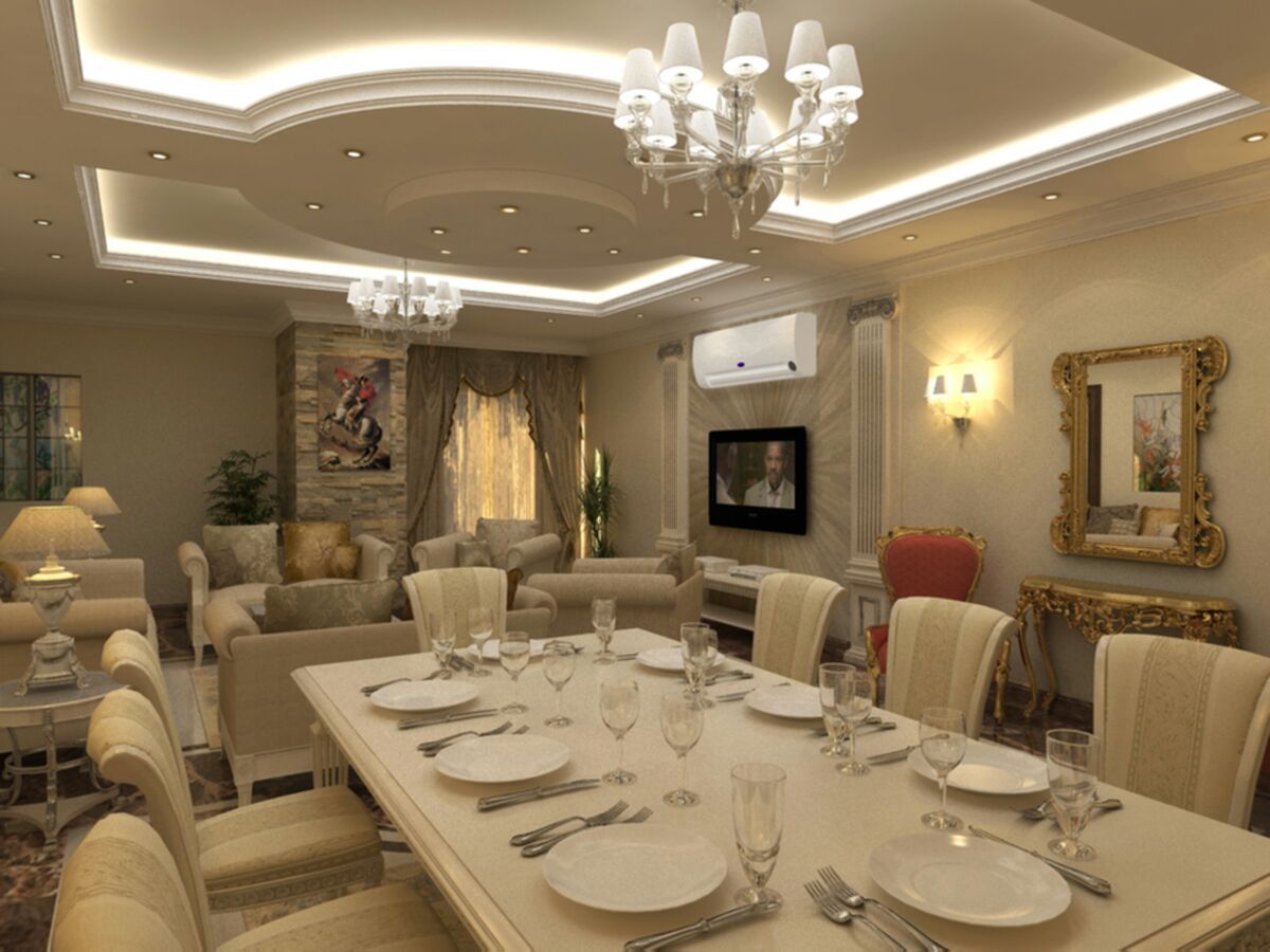 تشطيب شقة , الرواد العرب الرواد العرب Classic style dining room