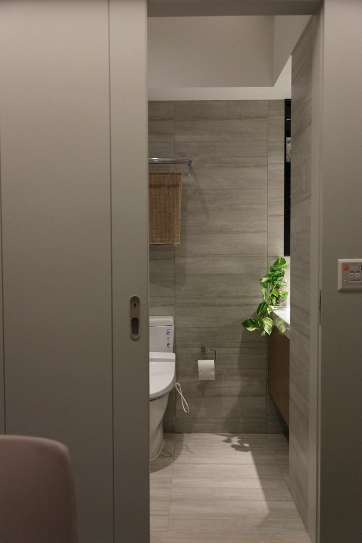 洗滌身心。療癒自然宅 大荷室內裝修設計工程有限公司 Modern bathroom