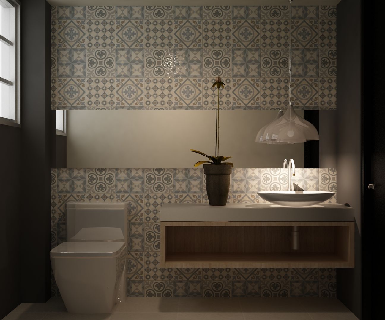 CASA DEL TREBOL, ESTUDIO DUSSAN ESTUDIO DUSSAN Modern style bathrooms