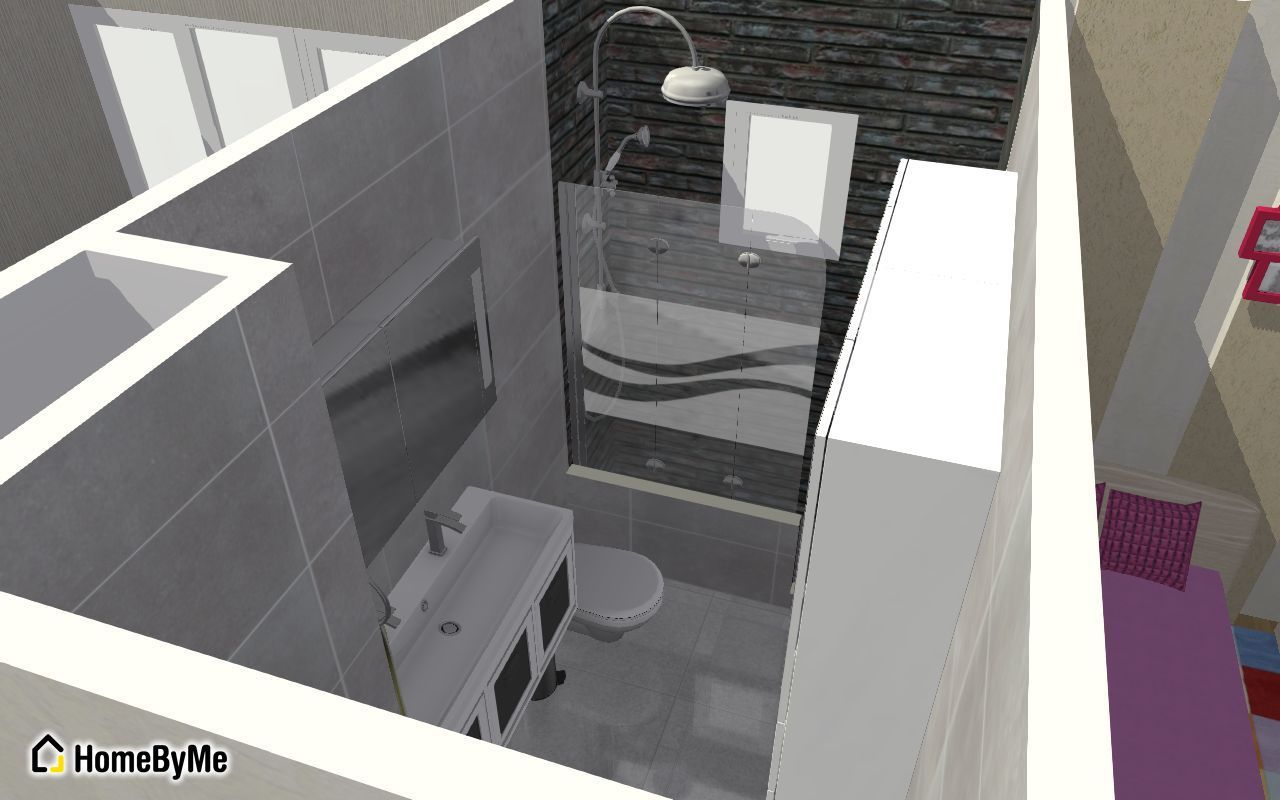 Diseño en 3D realizado para cliente para propuesta de nuevo baño COOLDESIGN SPA