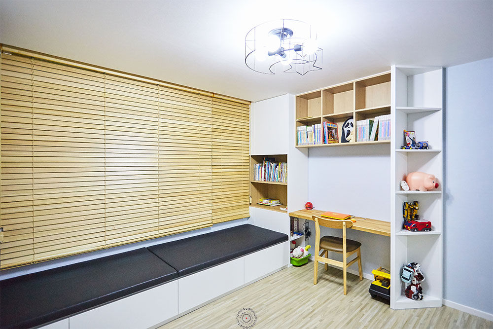책과 함께 하는 서정적인 집, 34평 아파트 인테리어 | 호미파이 & homify