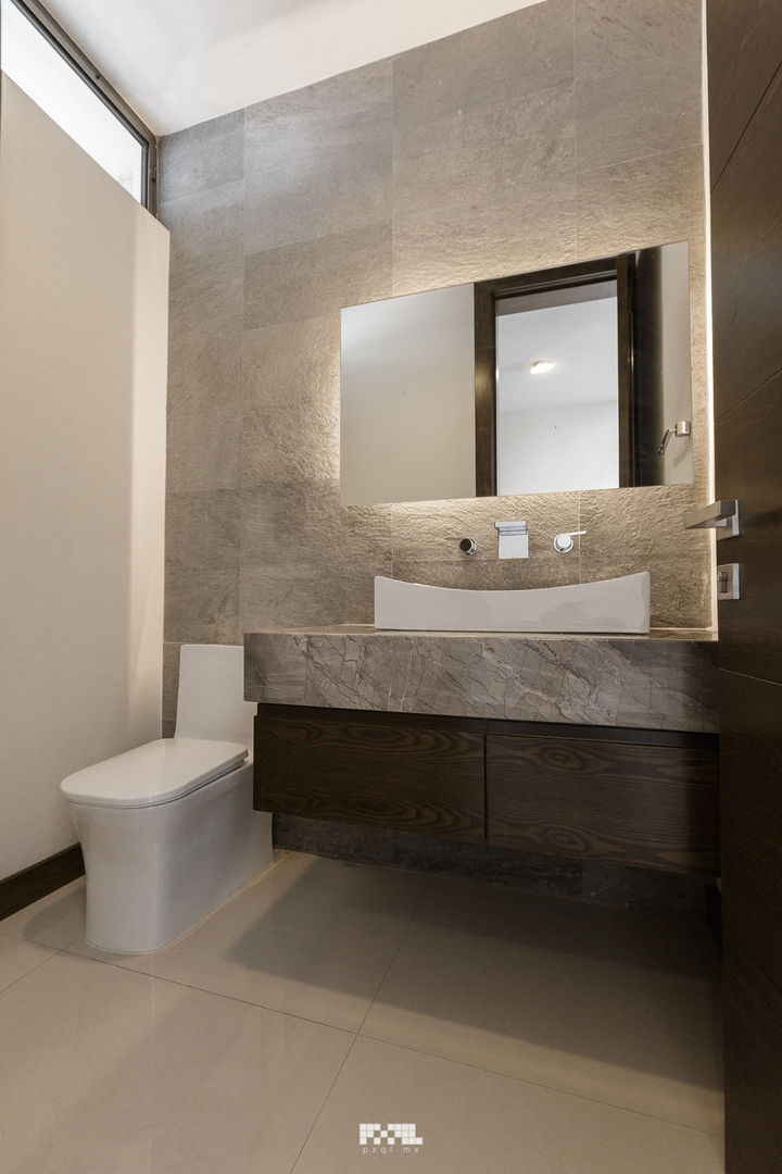 Virreyes 15, 2M Arquitectura 2M Arquitectura Baños minimalistas