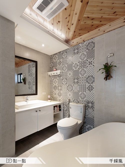 千綵胤空間設計 homify Country style bathroom