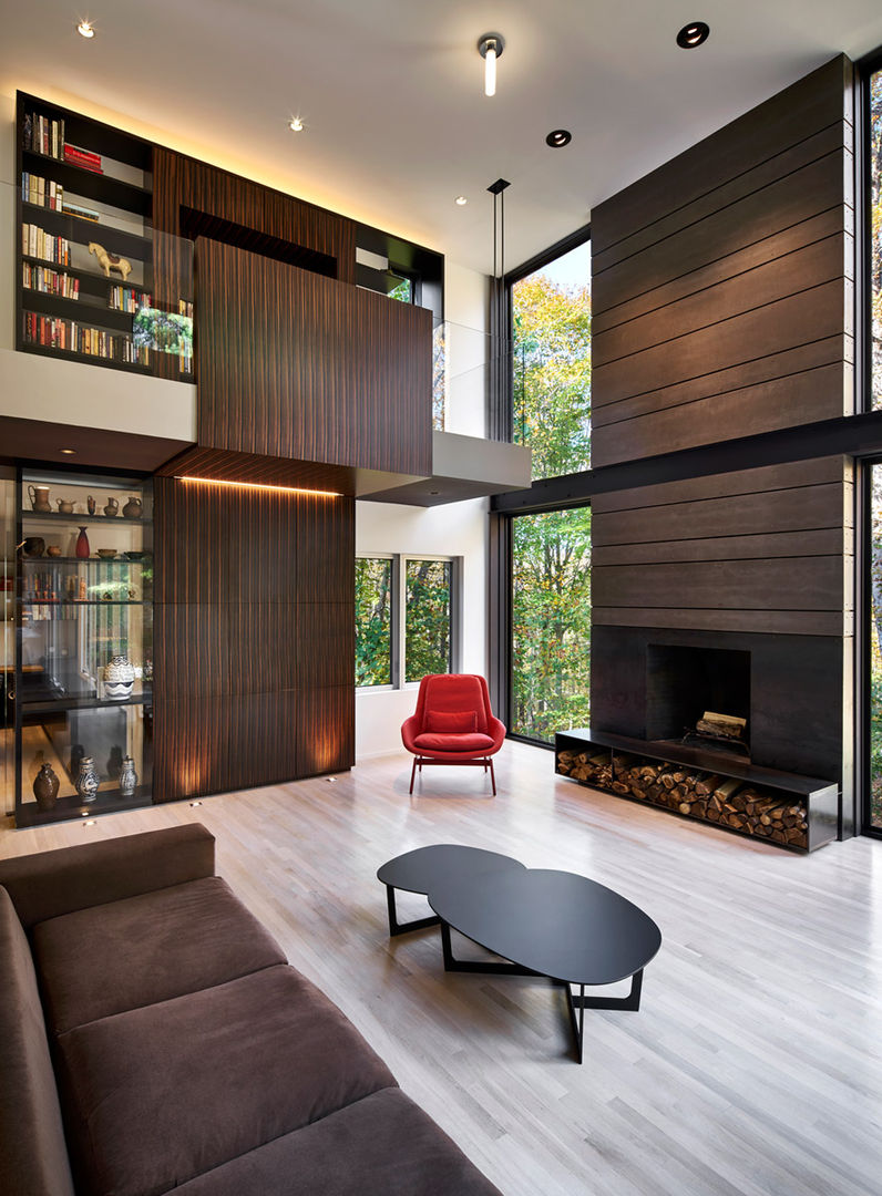 Smoky Quartz, KUBE architecture KUBE architecture Modern living room