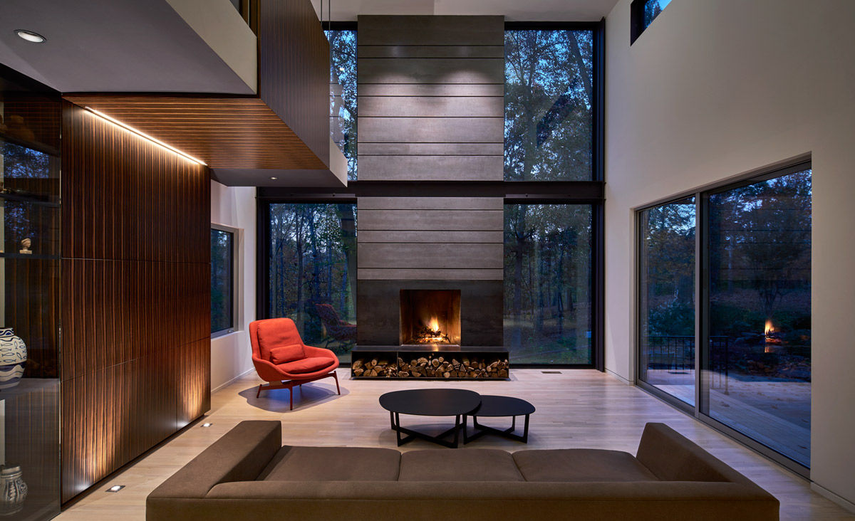 Smoky Quartz, KUBE architecture KUBE architecture Modern living room