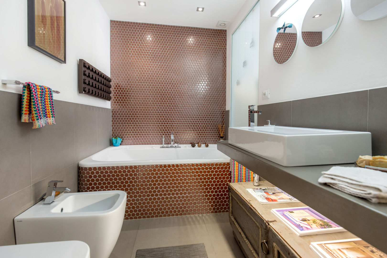 CASA F+G: HOME SWEET HOME, Architetto Francesco Franchini Architetto Francesco Franchini Modern bathroom