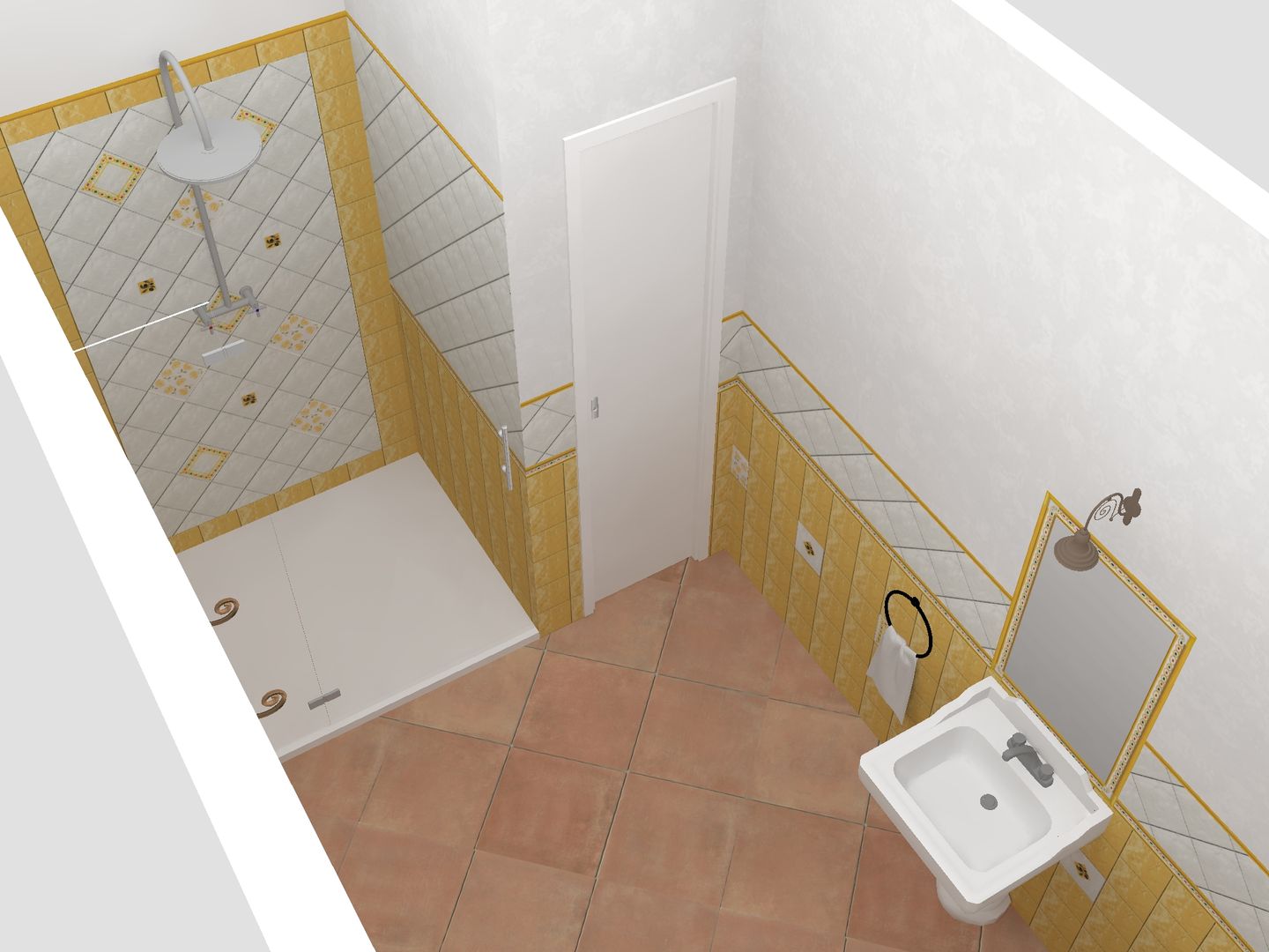 Render d'interni, Render semplici e veloci Render semplici e veloci Rustik Banyo