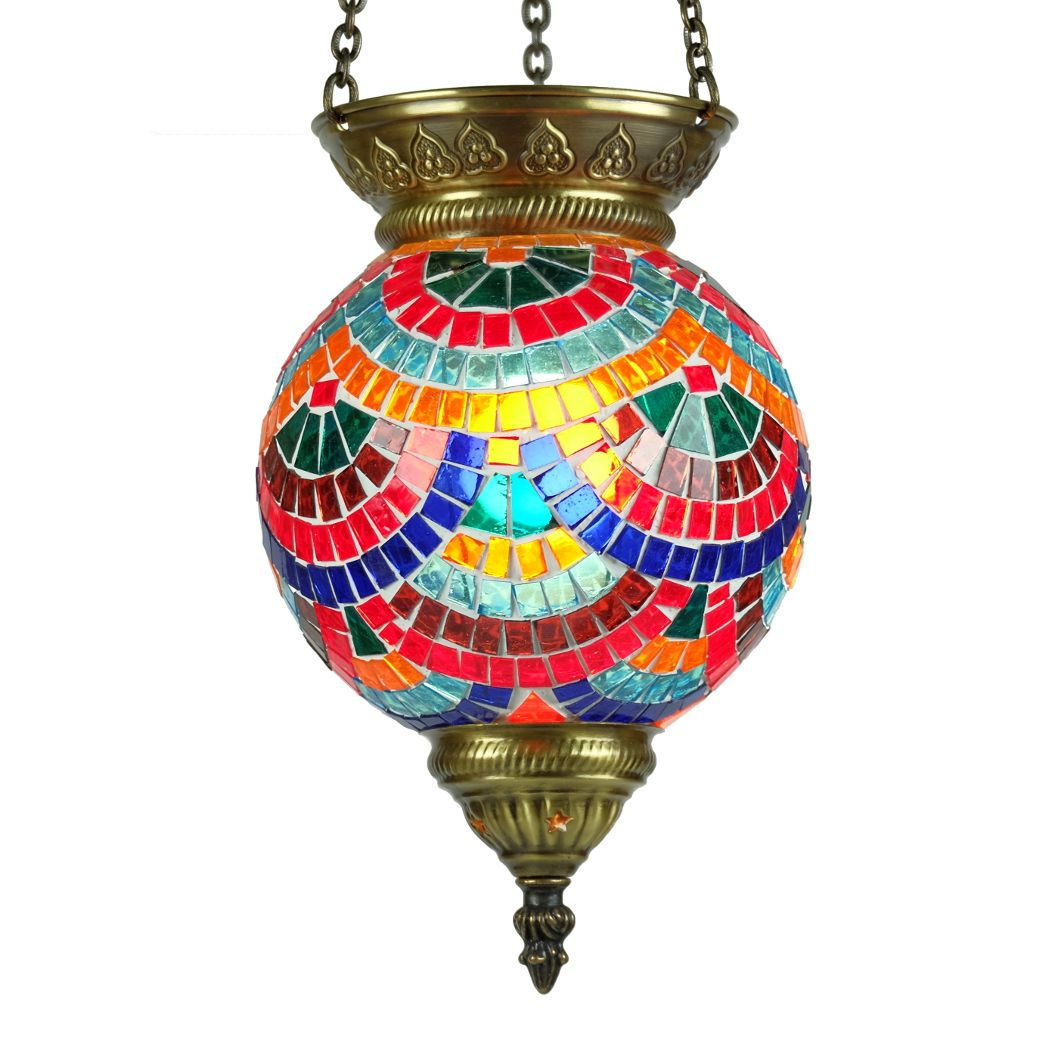 Lampes Orientales Turques en Mosaïque, KaravaneSerail KaravaneSerail Eclectic style bedroom Glass Lighting