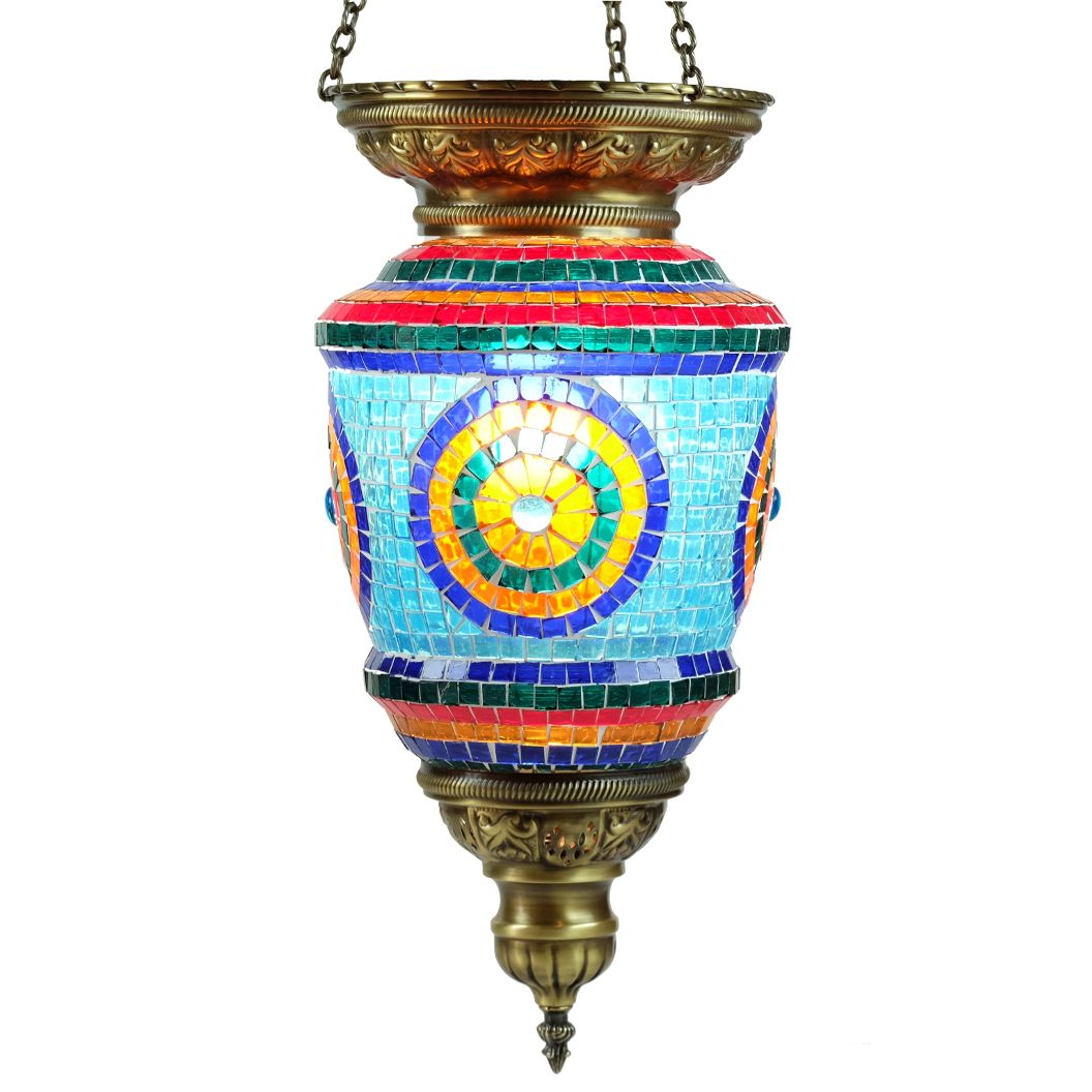 Lampes Orientales Turques en Mosaïque, KaravaneSerail KaravaneSerail Ausgefallene Wohnzimmer Glas Beleuchtung