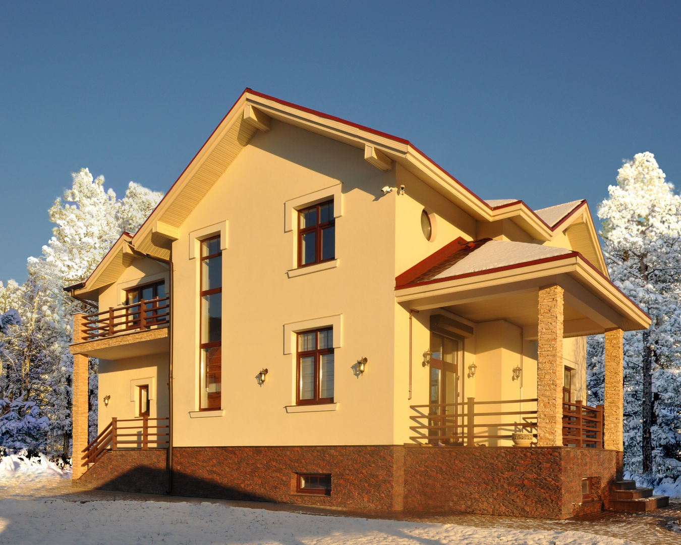 Cinnamon - солнечный минимализм, Irina Derbeneva Irina Derbeneva Houses