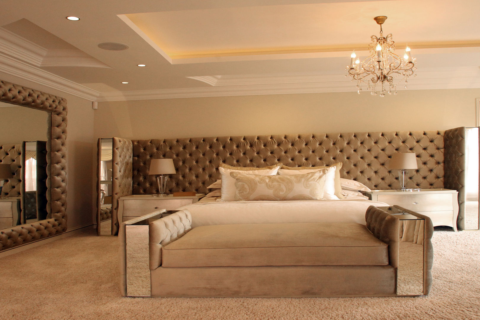 Main bedroom Tru Interiors Classic style bedroom