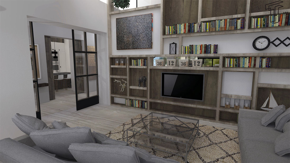 A, TAMEN arquitectura TAMEN arquitectura Modern living room