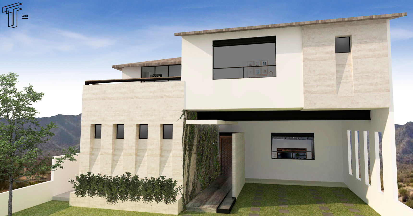 A, TAMEN arquitectura TAMEN arquitectura Casas de estilo moderno