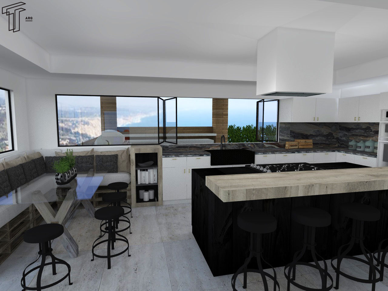 CO, TAMEN arquitectura TAMEN arquitectura Modern style kitchen