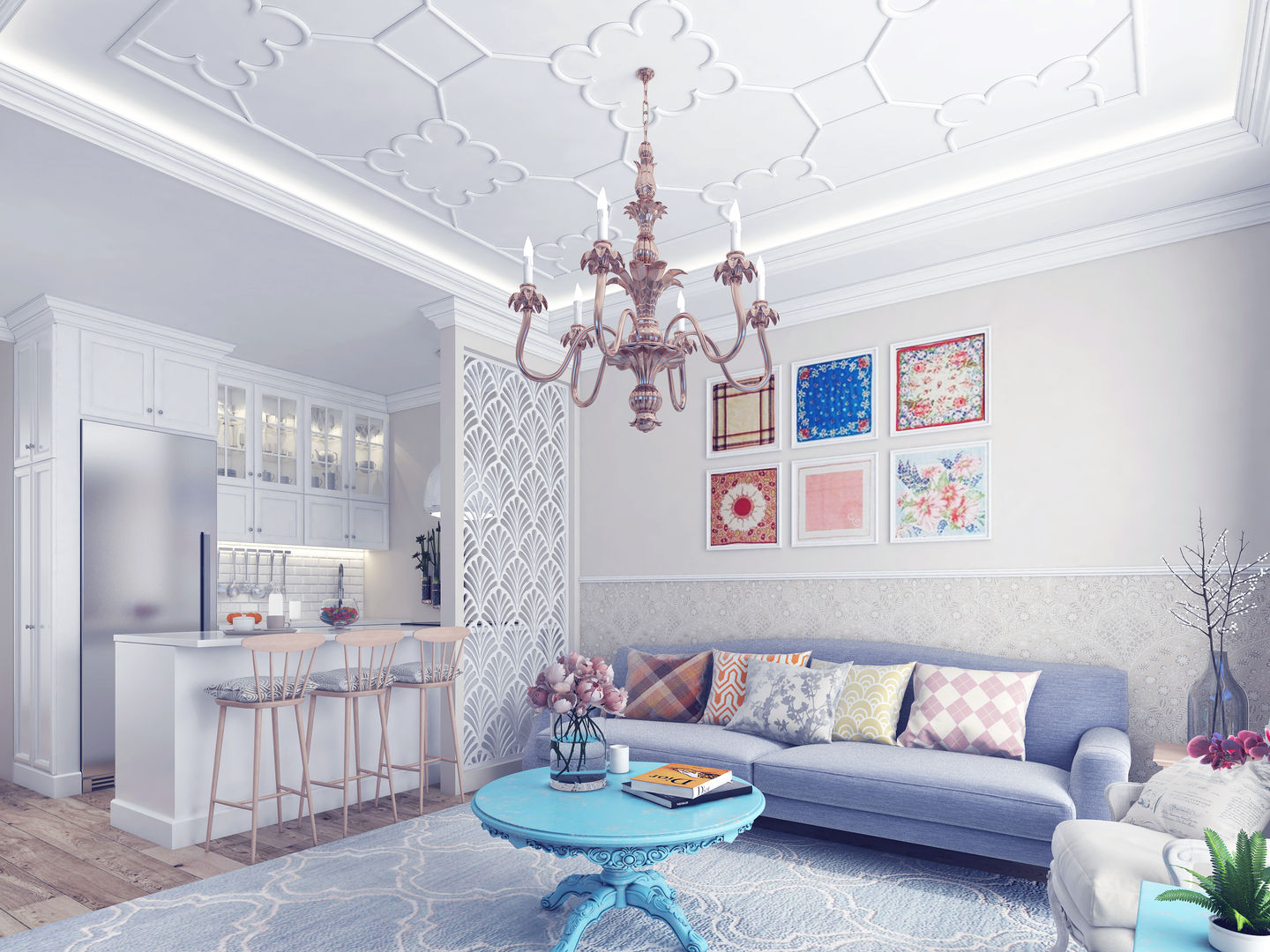 homify Kırsal Oturma Odası