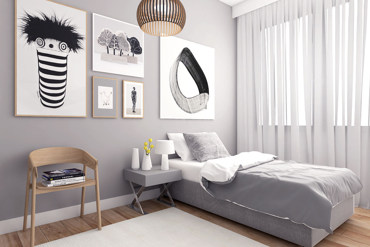 homify Moderne slaapkamers