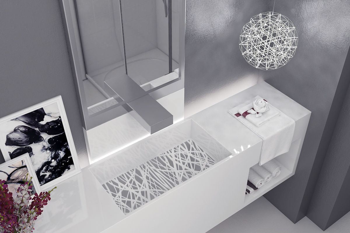 homify Modern bathroom