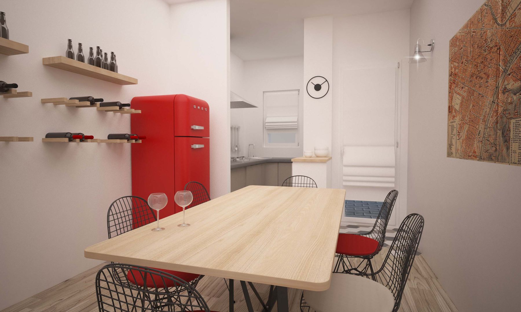 CORSO TORTONA, LAB16 LAB16 Industrial style kitchen