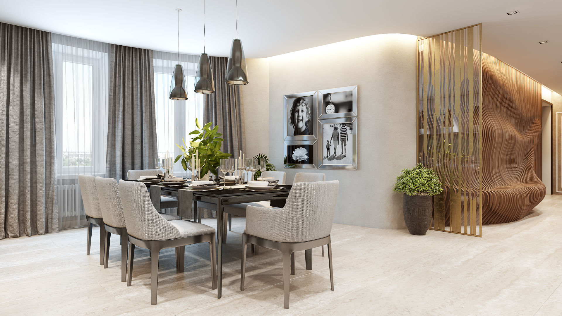 homify Modern dining room