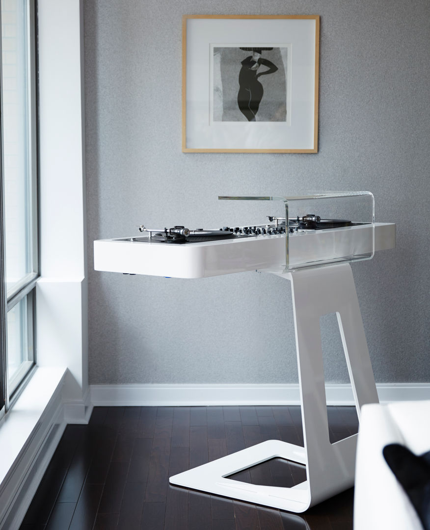 DJ Turntable Douglas Design Studio Modern media room