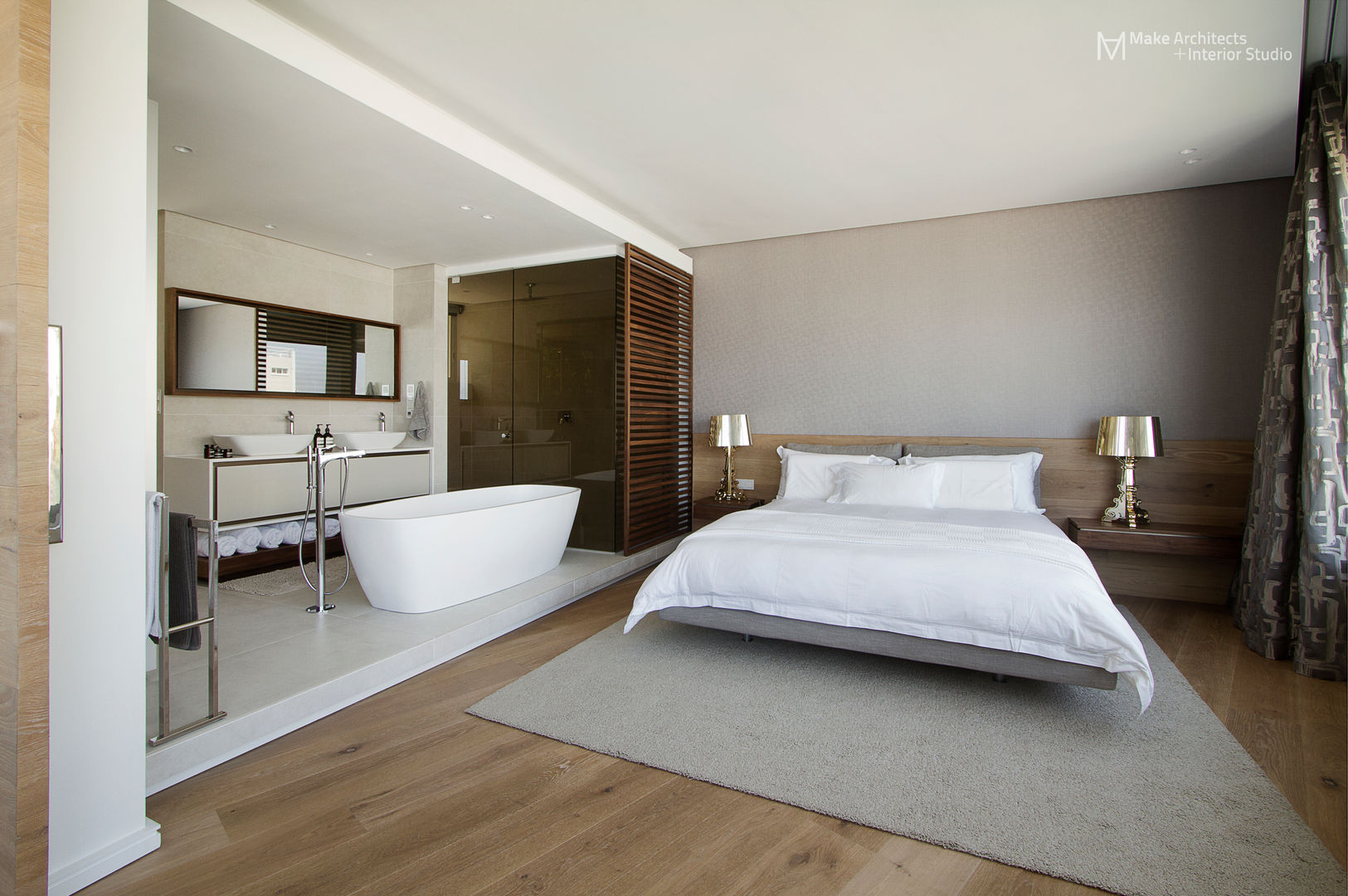 Clifton Apartment, Make Architects + Interior Studio Make Architects + Interior Studio Minimalist bedroom