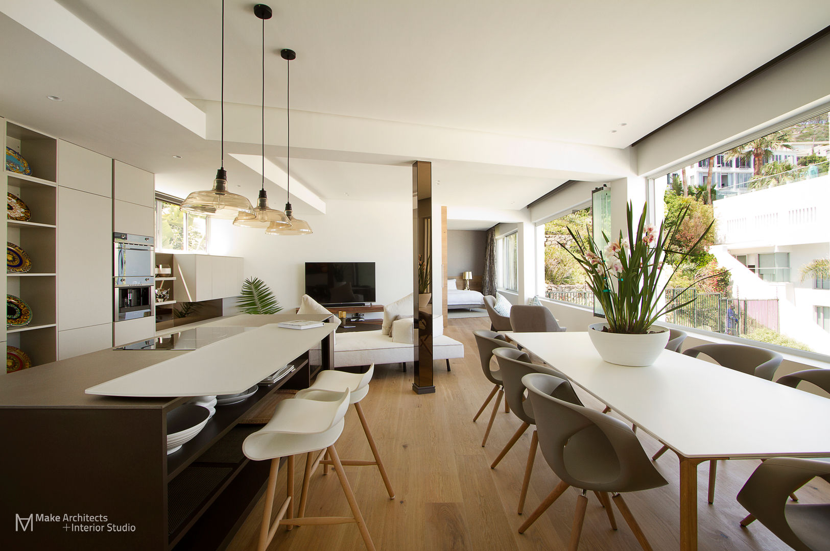 Clifton Apartment, Make Architects + Interior Studio Make Architects + Interior Studio Comedores modernos