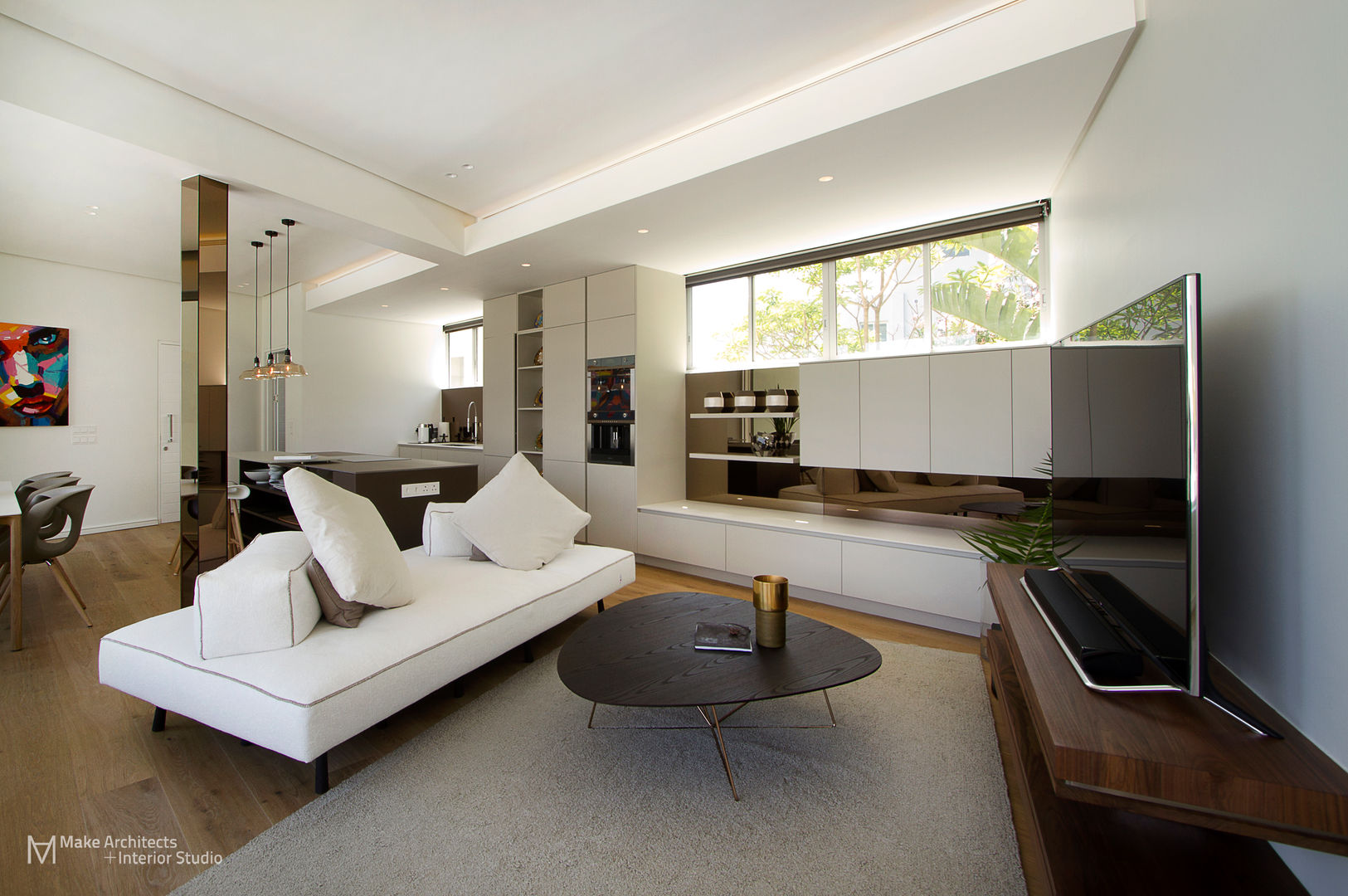 Clifton Apartment, Make Architects + Interior Studio Make Architects + Interior Studio Salones modernos