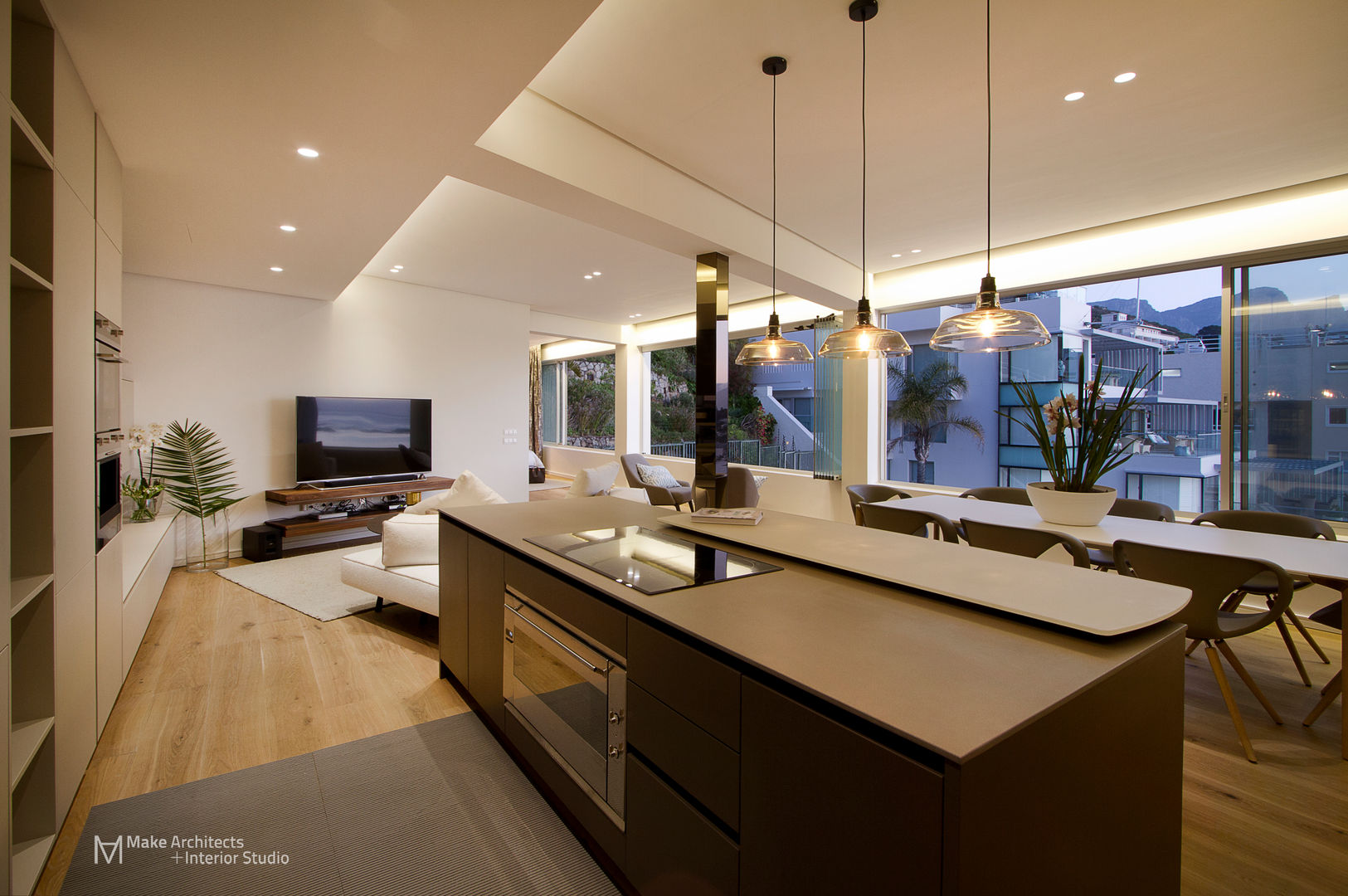 Clifton Apartment, Make Architects + Interior Studio Make Architects + Interior Studio Cocinas de estilo moderno
