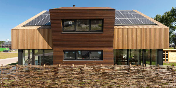 ​Moderne biobased villa te Driemond, NarrativA architecten NarrativA architecten Casas estilo moderno: ideas, arquitectura e imágenes