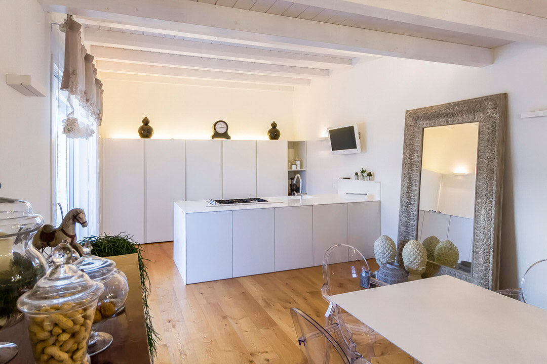 Casa in Bioedilizia, casa&stile interior design e ristrutturazioni casa&stile interior design e ristrutturazioni Cocinas minimalistas