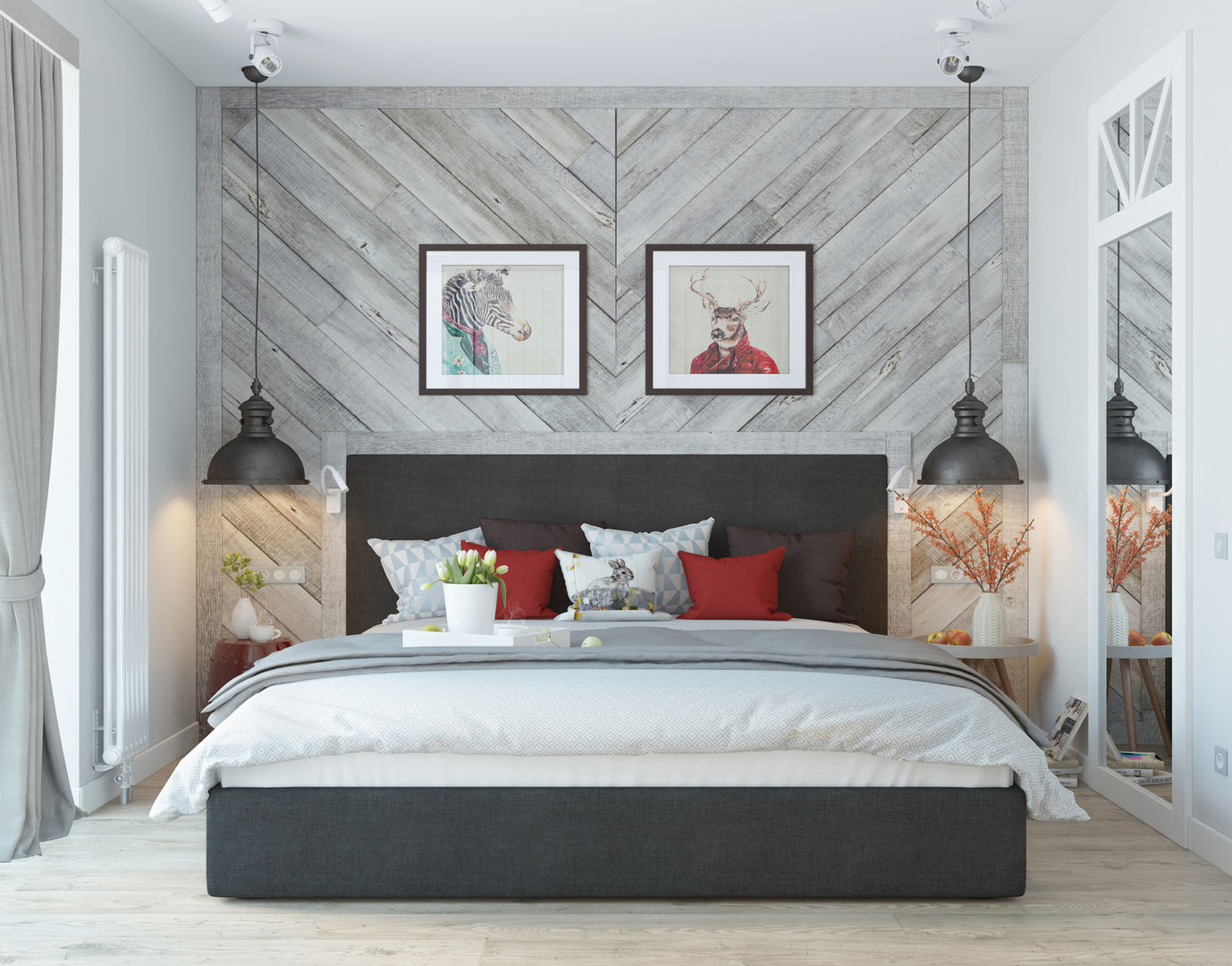 homify Camera da letto in stile scandinavo