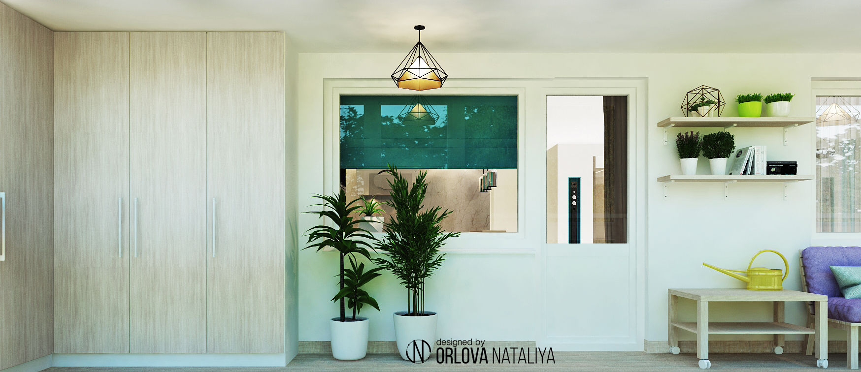 Яркие решения, Orlova-design Orlova-design Minimalist balcony, veranda & terrace