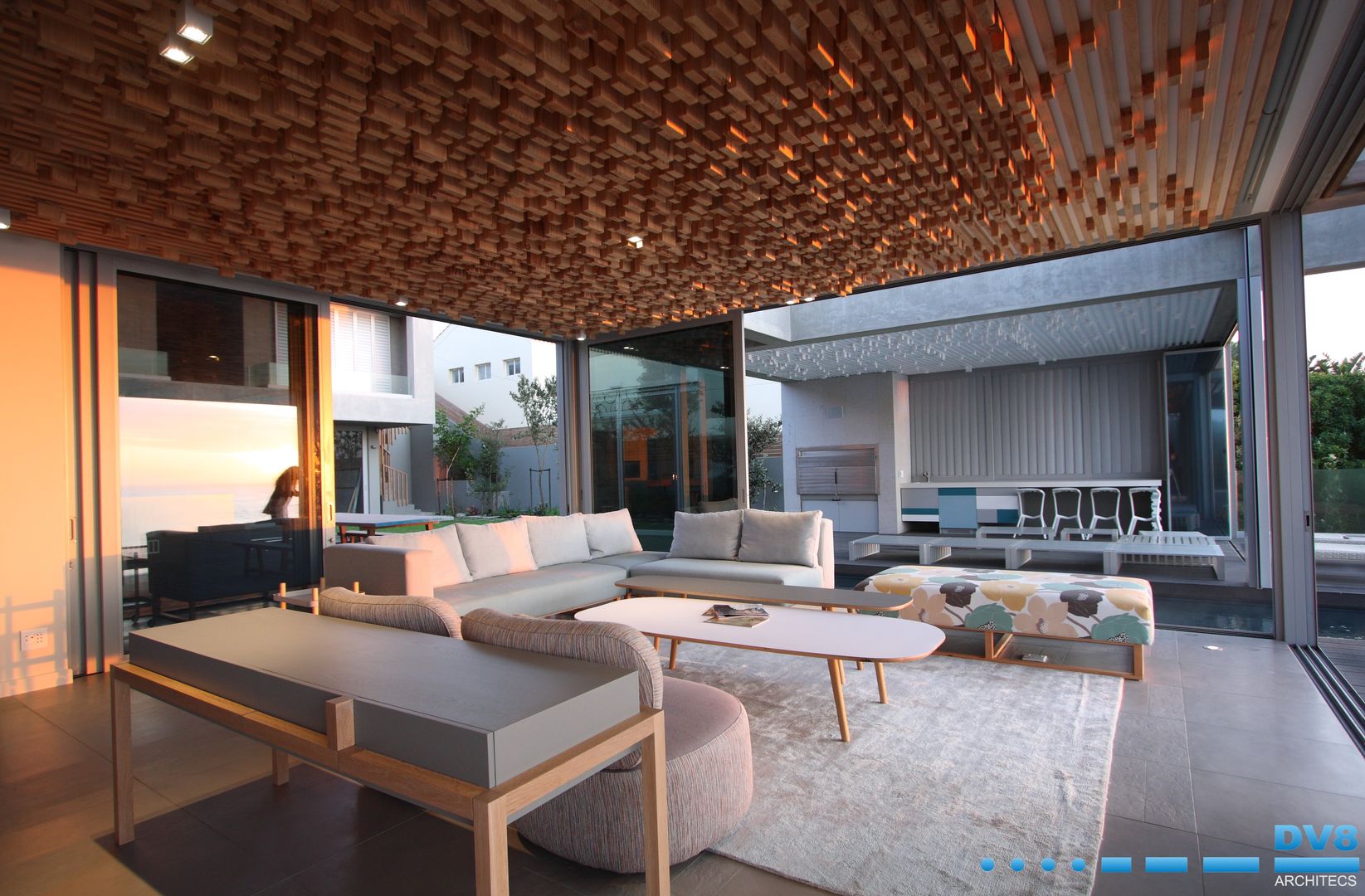 Plettenberg Bay - Beach House, DV8 Architects DV8 Architects Livings de estilo moderno