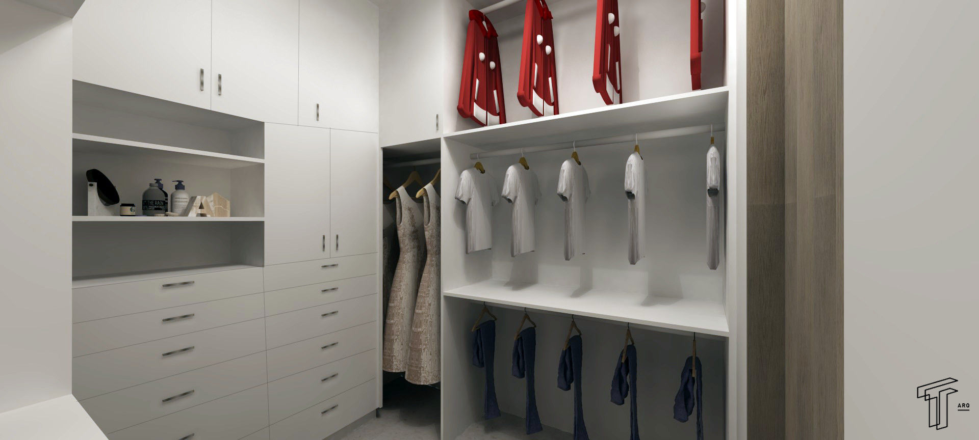 JPB, TAMEN arquitectura TAMEN arquitectura Closets de estilo moderno