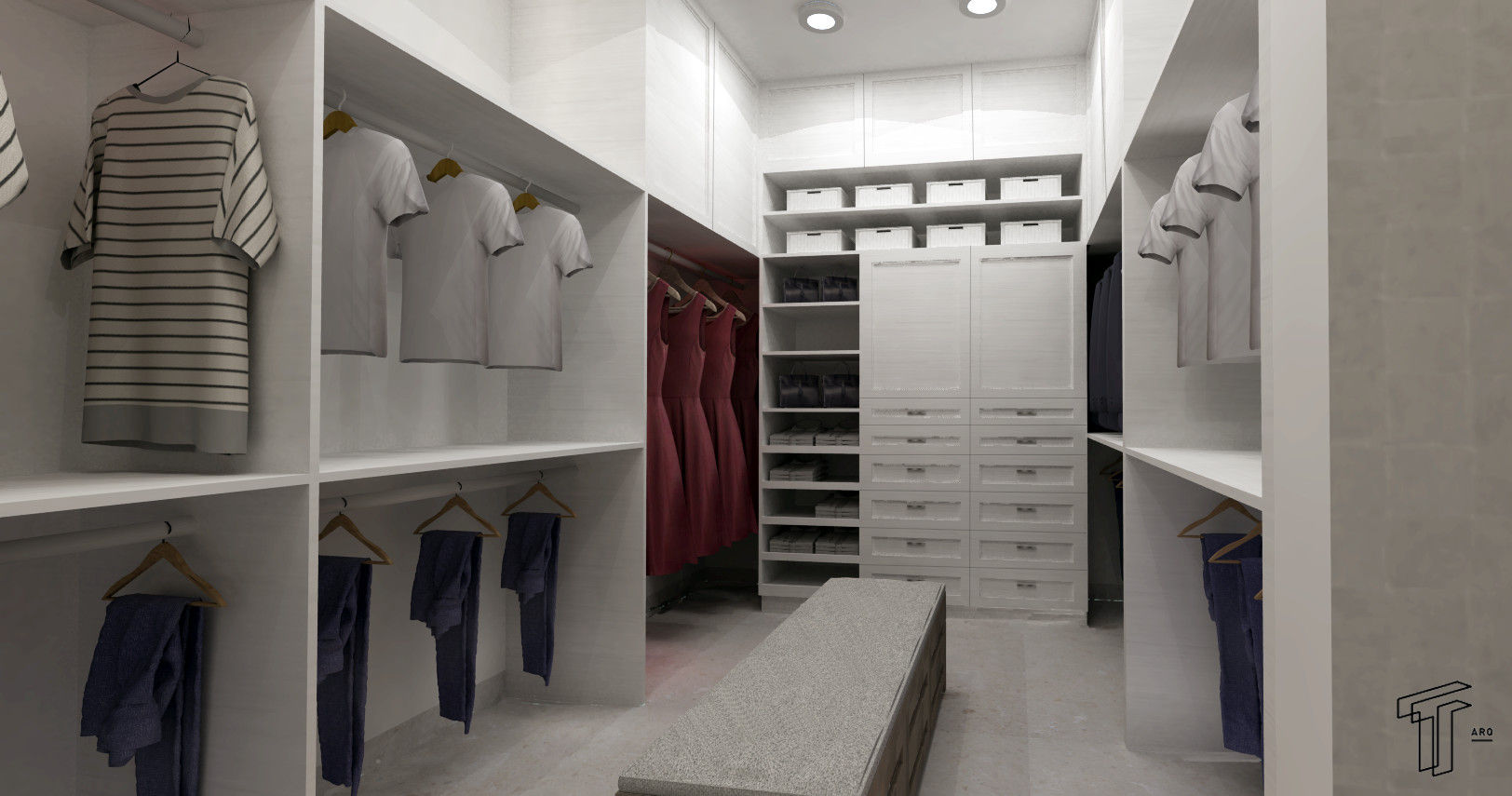 JPB, TAMEN arquitectura TAMEN arquitectura Modern dressing room