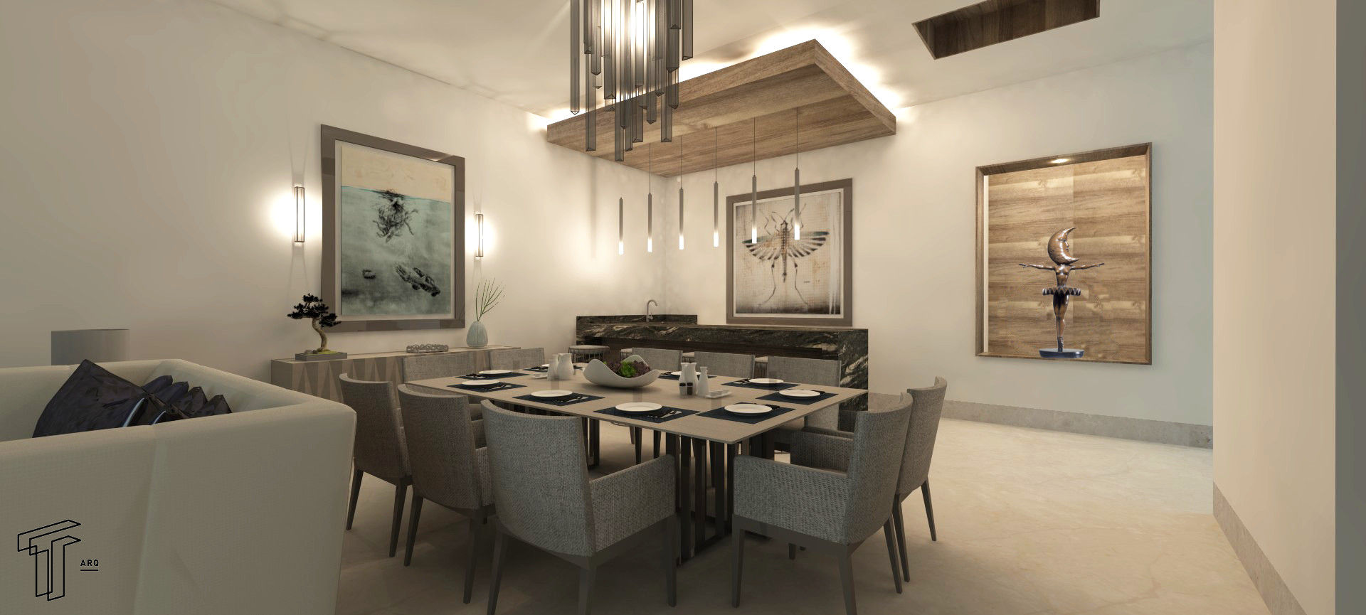 JPB, TAMEN arquitectura TAMEN arquitectura Modern dining room