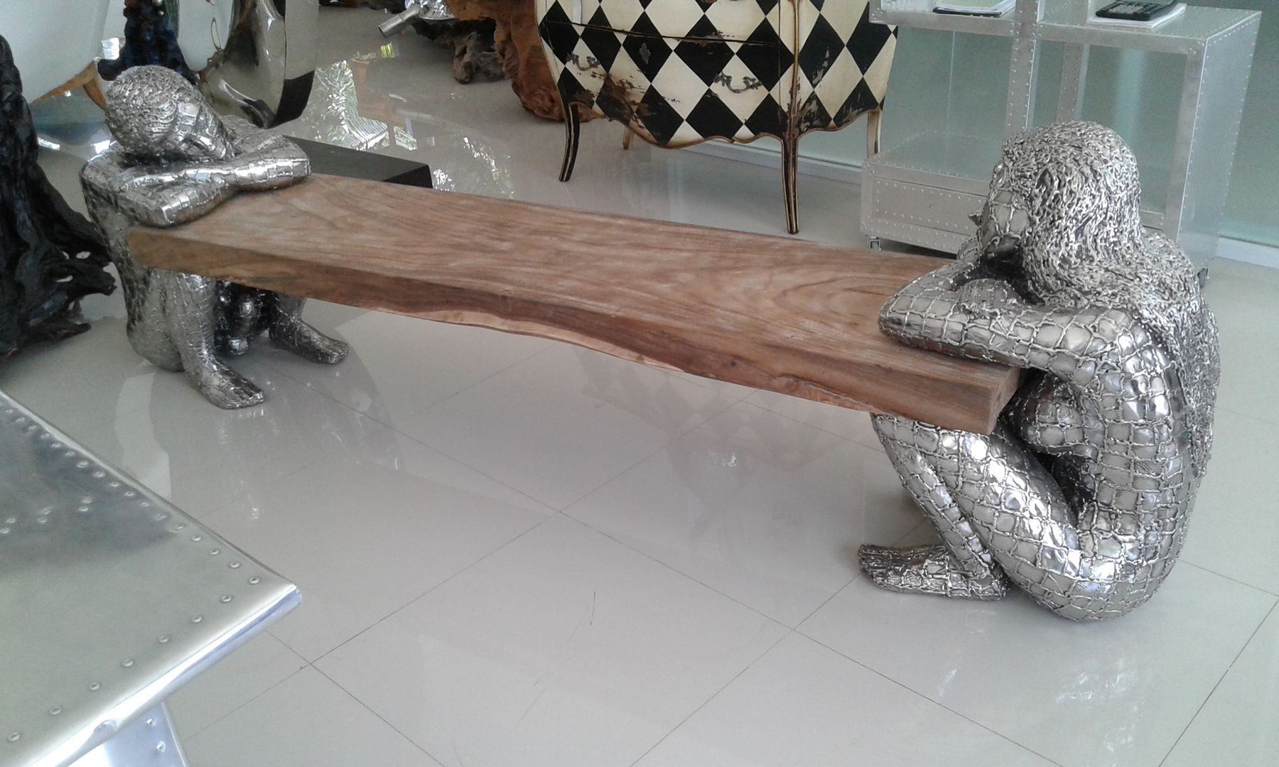 muebles exclusivo , comprar en bali comprar en bali غرفة المعيشة حديد طاولات جانبية و صواني