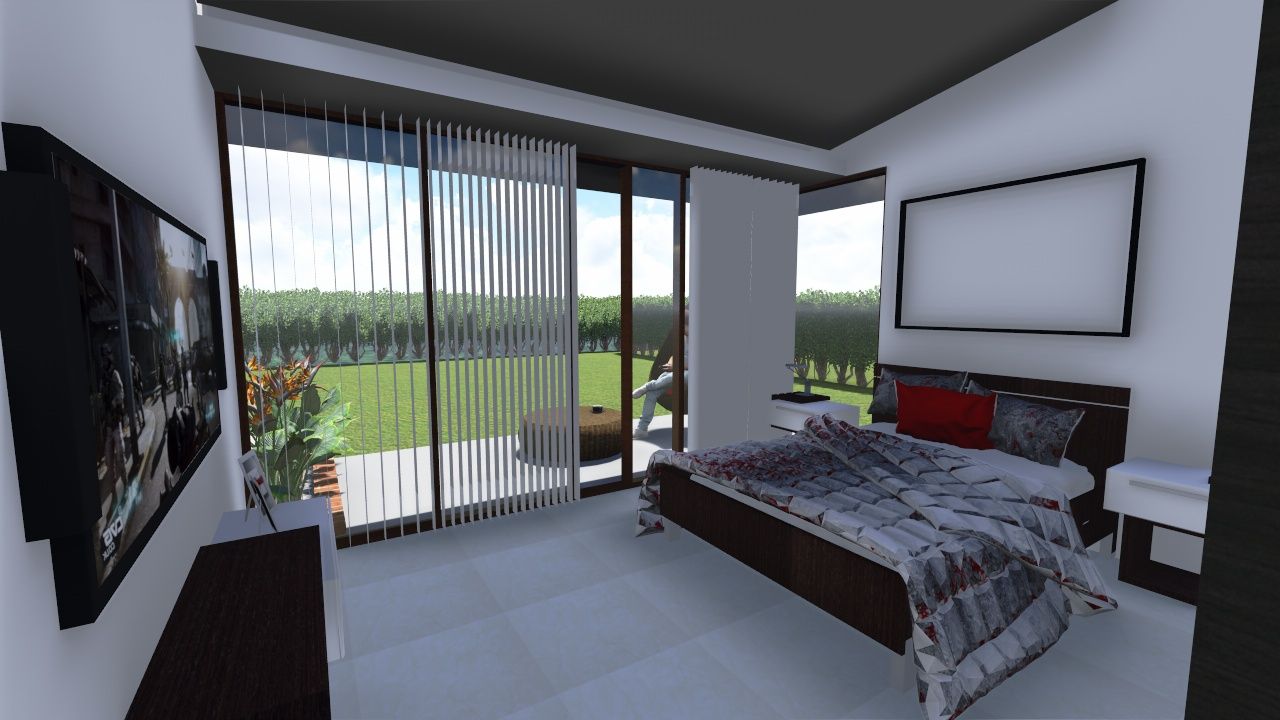 Conjunto Campestres La Unión , ARQUITECTO JUAN ANDRES GUTIERREZ PEREZ ARQUITECTO JUAN ANDRES GUTIERREZ PEREZ Country style bedroom