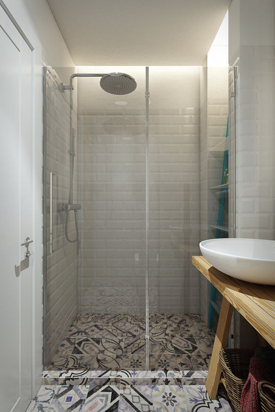 homify Salle de bain scandinave